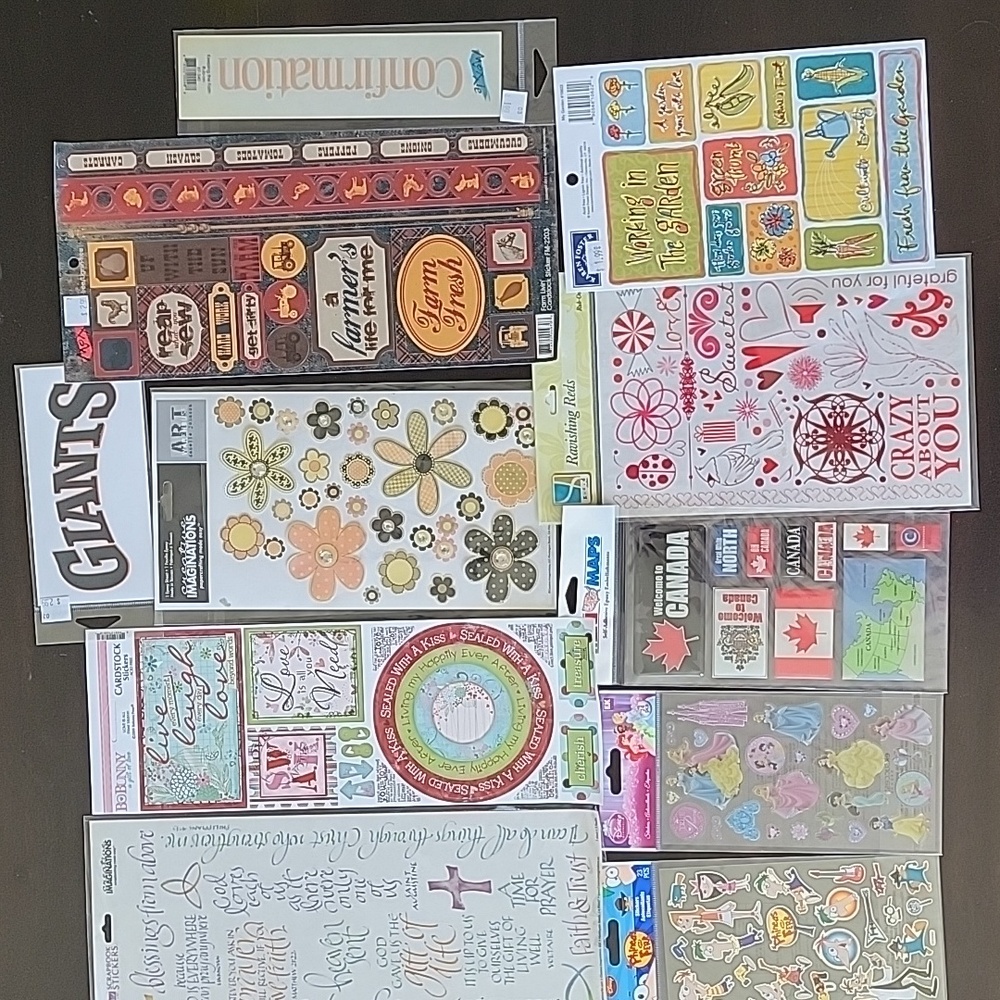 Scrapbook supplies-stickers